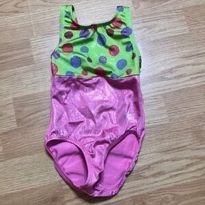 Snowflake girls gymnastics size small